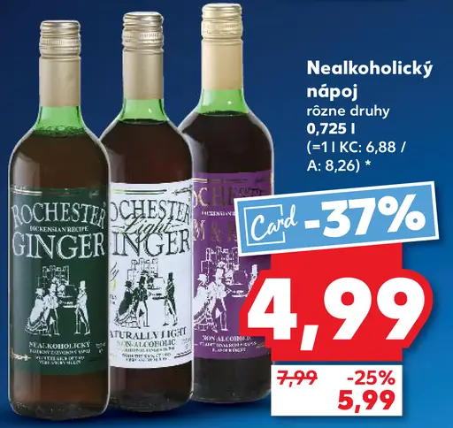 Rochester Ginger nealkoholický nápoj