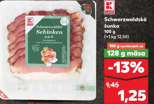K-Classic Schwarzwaldská šunka