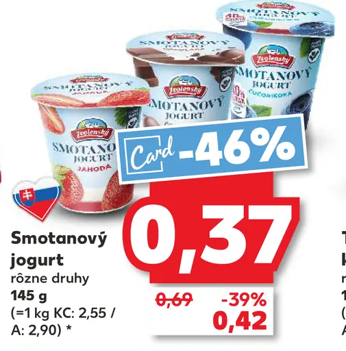 Smotanový jogurt