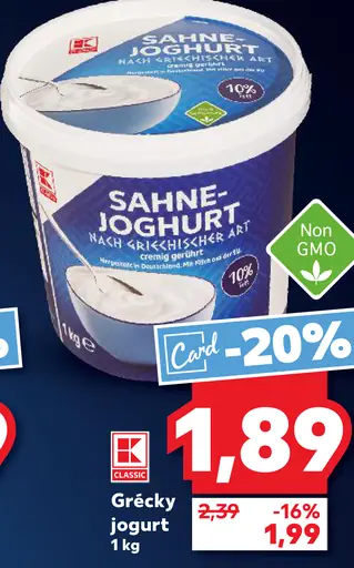 K-Classic Grécky jogurt