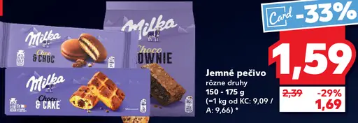 Milka koláčik Choco Brownie