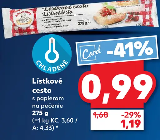 Lístkové cesto s papierom na pečenie