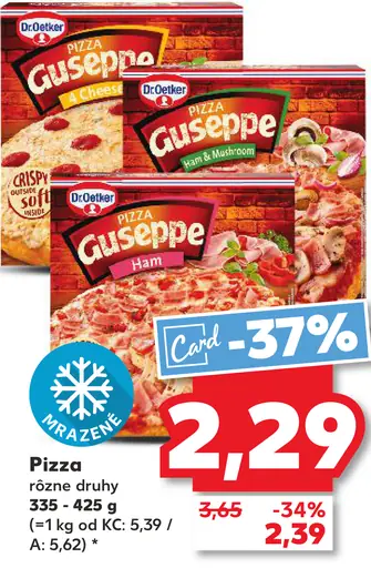 Dr. Oetker Pizza rôzne druhy