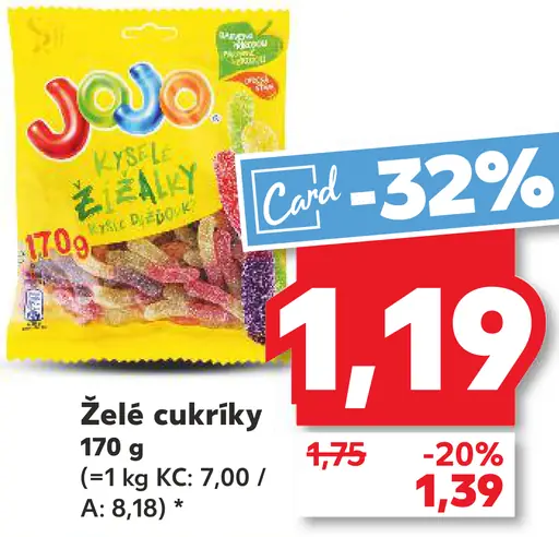 Jolly želé cukríky