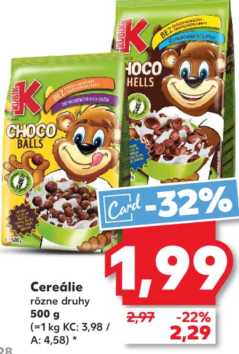 K Classic Choco Balls cereálie