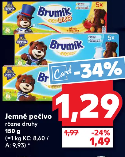 Brumík Brumik Duo jemné pečivo