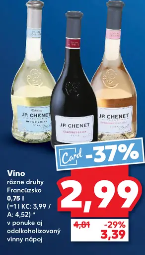 JP Chenet víno Francúzsko