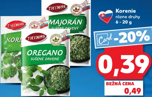 Thymos Korenie rôzne druhy