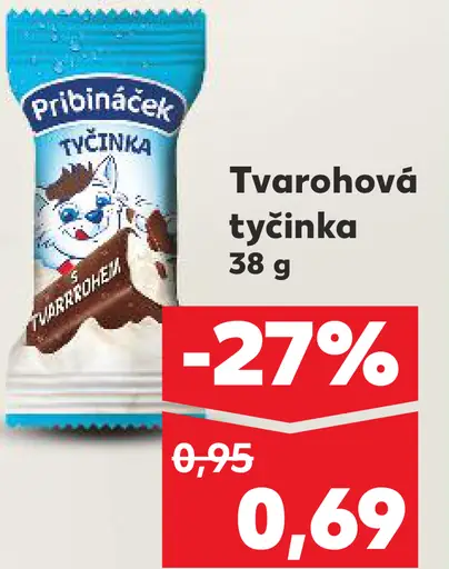 Pribináček tyčinka s tvarohom