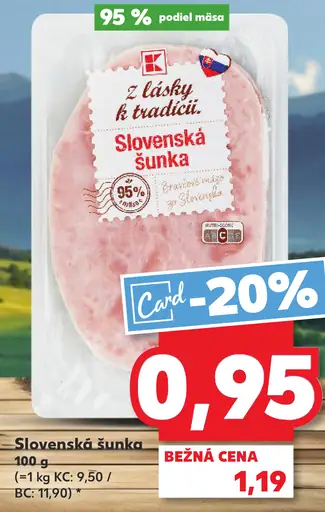 K-Classic Slovenská šunka