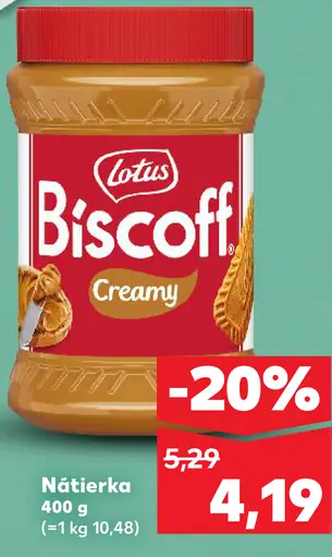 Lotus Biscoff krémová nátierka