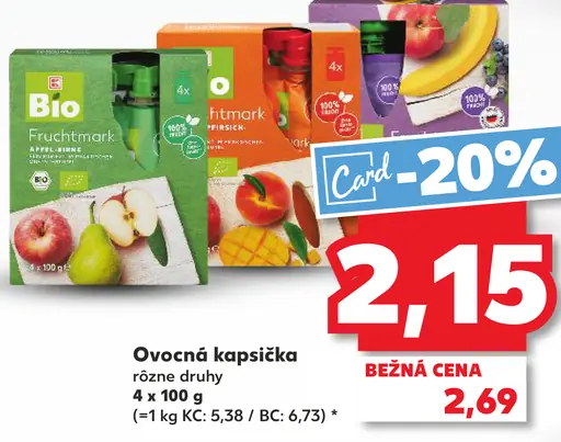 K-Bio ovocná kapsička