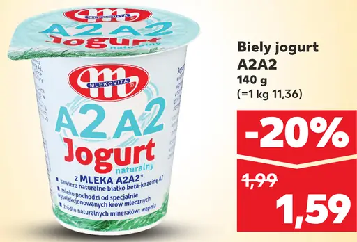 Mlekovita biely jogurt A2A2