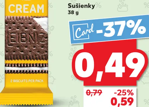 Leibniz milk cream sušienky