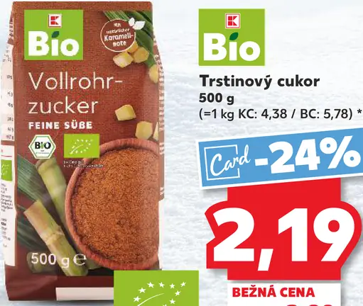 K-Bio Trstinový cukor