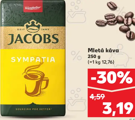 Jacobs Sympatia Káva pražená mletá