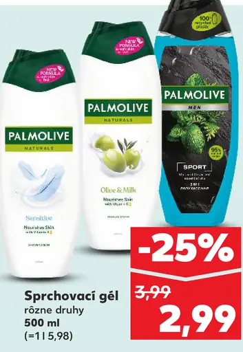 Palmolive sprchový gél vybrané druhy