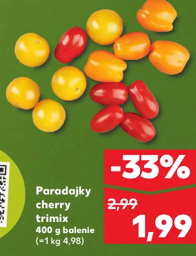 Paradajky cherry trimix