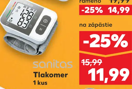 Sanitas Tlakomer na zápästie