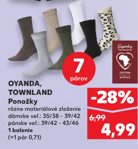 Oyanda, Townland Ponožky