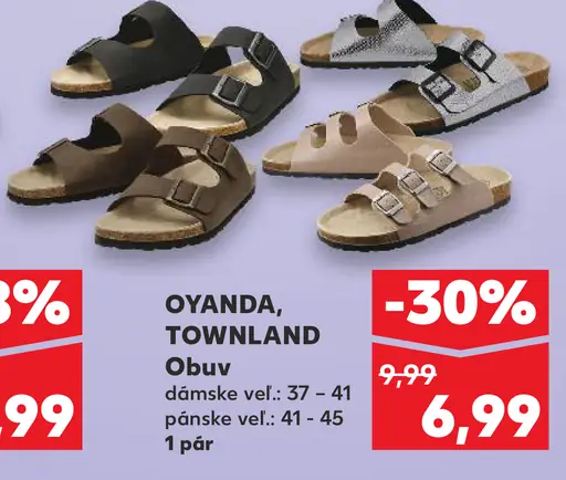 Oyanda, Townland dámska a pánska obuv