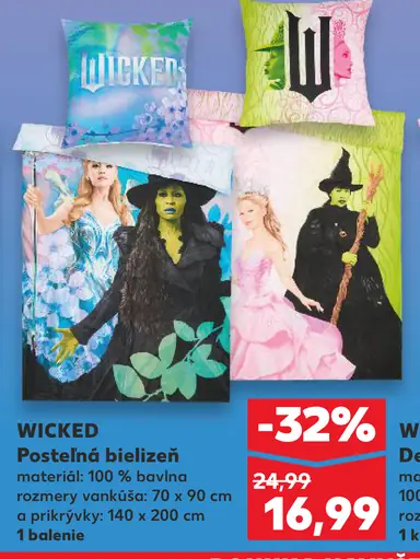 Wicked posteľná bielizeň