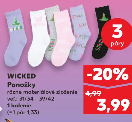 Wicked ponožky