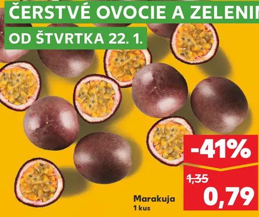 Marakuja čerstvé ovocie