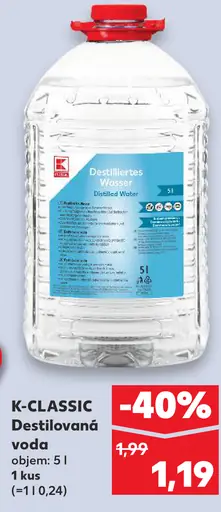 K-Classic Destilovaná voda