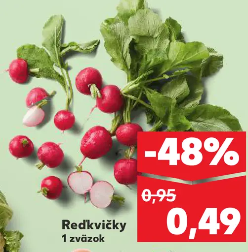 Redkvičky čerstvé zväzok