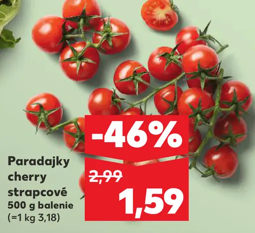 Paradajky cherry strapcové