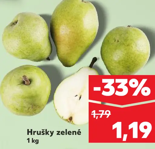 Hrušky zelené čerstvé