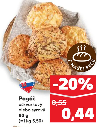Pagáč oškvarkový alebo syrový