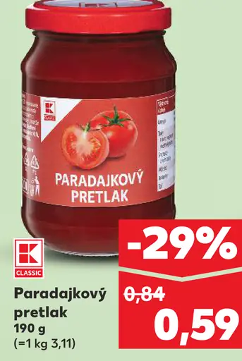 K-Classic Paradajkový pretlak