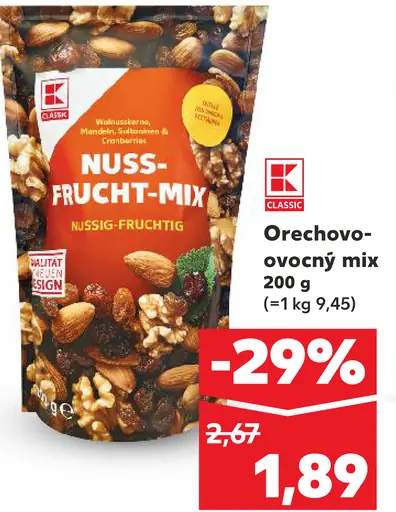 K-Classic Orechovo-ovocný mix