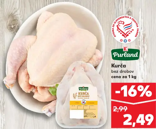 Purland Kurča bez drobov