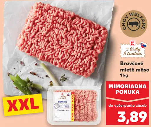 Bravčové mleté mäso