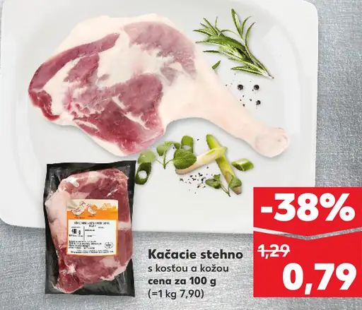 Kačacie stehná s kožou