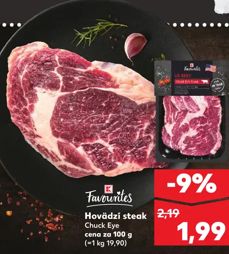 K-Favourites Hovädzí steak Chuck Eye