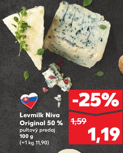 Levmlik Niva Original syr 50 %