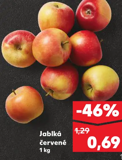Červené jablká