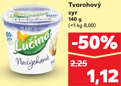 Lučina Svěží tvarohový syr