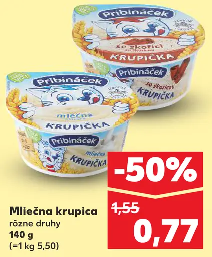 Pribináček Mliečna krupica