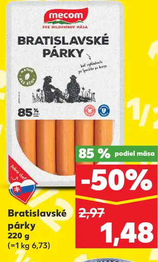 Mecom Bratislavské párky