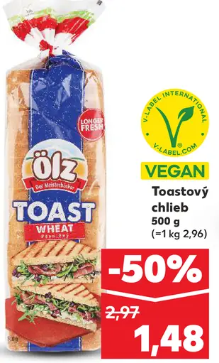 Ölz Pšeničný toastový chlieb