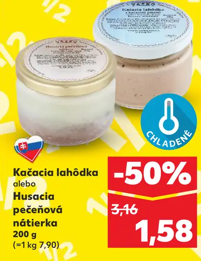 Kačacia lahôdka nátierka