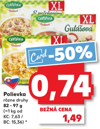 Carpathia Gulášová polievka XL
