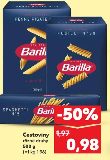 Barilla cestoviny penne rigate