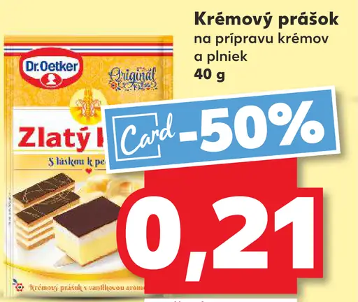 Dr. Oetker Zlatý klas s kúskami lieskových orieškov