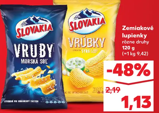 Slovakia Kotlíkové zemiakové lupienky morská soľ